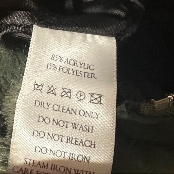 Marei 1998 pampas green faux fur handbag - Picture 9 of 11